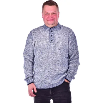 Pánský svetr Pánský svetr RAGMAN 5010063 008 Mock neck buttons Velikost: S