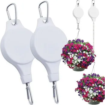 Květináč Závěsný nastavitelný hák na květináče, 2ks
