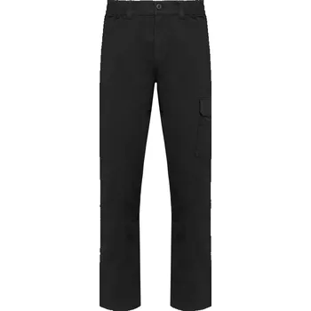 Pánské kalhoty Kariban Kalhoty WK 709 (34-50) do pasu, pracovní, strečové, unisex COT20W709002u9-black Černá 44