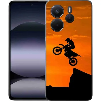 Pouzdro na mobilní telefon Gelový kryt mmCase na Xiaomi Redmi Note 14 - motocross