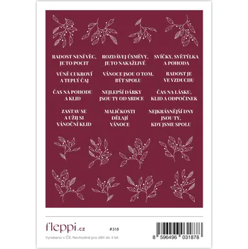 samolepka Fleppi Samolepky Vánoční pohoda