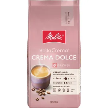 Káva Melitta BellaCrema Dolce zrnková káva 1kg