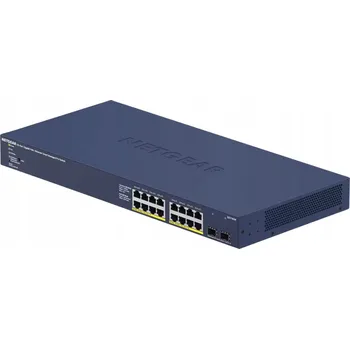 Switch Netgear GS716TP-100EUS Řízený L2/L3/L4 Gigabit Ethernet (10/100/1000) Switch, Modrý
