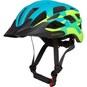 Chránič hlavy Juniorská cyklistická přilba Arcore CONTRA JR 50-54 Modrá, Světle zelená, Černá