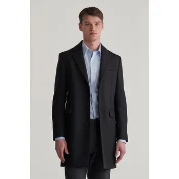 Dámský kabát KABÁT GANT CLASSIC WOOL COAT EBONY BLACK