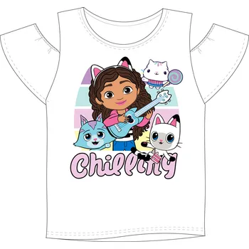 Gábinin kouzelný domek - licence Dívčí tričko Bílá 116