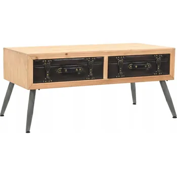 Konferenční stolek Konferenční stolek Zakito Home obdélníkový 55 x 115 x 50 cm legno tmavé