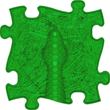 ortopedická podložka MUFFIK Ortopedická podložka - Hadí hlava tvrdá Zelená MFK-053-2-1-03