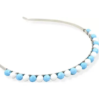 Čelenka Andělská čelenka modro-bílá