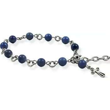 Náramek Náramek desátkový s modrým křemenem