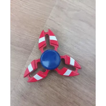 Gadget Fidget spinner kovový, Crab červený