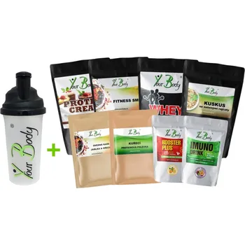 Dárkový potravinový koš YOURBODY - Proteinová dieta + SHAKER ZDARMA
