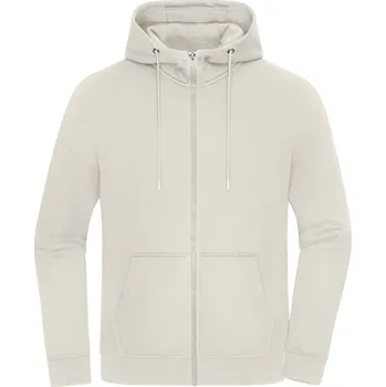 pracovní mikina James & Nicholson Mikina s kapucí JN 8043, oversize, bio bavlna, unisex COT028043aiu13-sandstone 3XL Písková