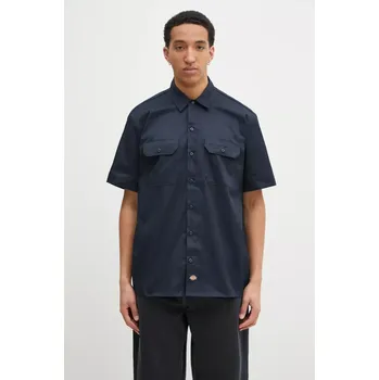 Pánské oblečení Košile Dickies, L, námořnická modř, 59X
