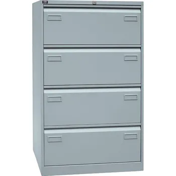 Kartotéka BISLEY Dvouřadá kartotéka Bisley CDF4 [husí šeď (av4, RAL 7038), strukturovaný lak]