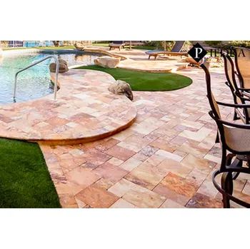 Dlažba Travertin RED dlažba fr. styl 3 cm