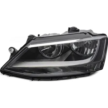 Přední světlomet TUNING-TEC Přední světlo VW JETTA 11-14 černé LEVÉ TYC