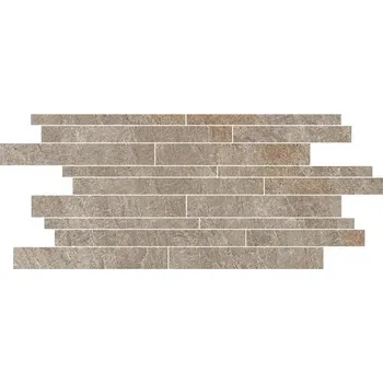 Obklad Deepstone Mattoncino Hyper Obsidian - dlaždice mozaika 30x60 šedá DPSH996N