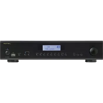 Hi-Fi Zesilovač Rotel A14MkII Black (Výkonný 80W zesilovač s DAC, MQA, Bluetooth aptX, USB, phono MM, širokými vstupy a čistým zvukem ve třídě AB.)