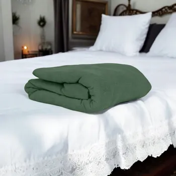 Prostěradlo PROSTĚRADLO JERSEY S GUMOU 160x210 ZELEŇ LÁHEV