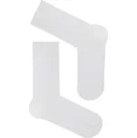 Pánské oblekové ponožky Milena Bílé Velikost ponožek: 42-46 Bílá