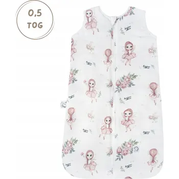 Příslušenství pro přepravu dětí Bambusový spací pytel pro miminko 3-12M Víly Bonjour Cherie TOG 0,5