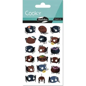 samolepka SAMOLEPKY 3D VYPULKLÉ LESKLÉ - ROZTOMILÍ PAVOUČCI