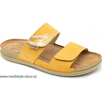 Dámská zdravotní obuv MEDISTYLE PATRICIE 3P-I18/2 zdravotní pantofel žlutý, žlutá - 37