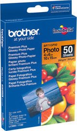 BROTHER Paper BP-71 foto lesklý 10x15/50ks