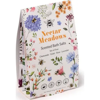 Sůl do koupele, sada 4 sáčků - Nectar Meadows