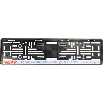Držák SPZ Podložka pod registrační značku (SPZ), potisk VAPP