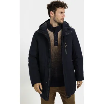 Dámský kabát KABÁT CAMEL ACTIVE COAT NIGHT BLUE CHECK