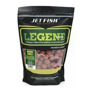Boilies JetFish Jet Fish Legend Range boilie BANÁN CHILLI 20 mm 1 kg
