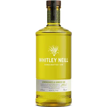 Gin Whitley Neill Lemongrass & Ginger Gin43% 0,7l (holá láhev)