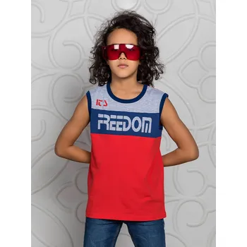 Chlapecké tílko Chlapecké tílko - WINKIKI WTB 01788, červená Barva: Červená, Velikost: 164