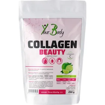 Kloubní výživa YOURBODY Collagen beauty limetka 250 g