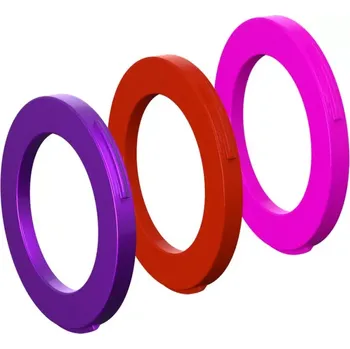 Brzda na kolo Magura Ring Kit 2 Caliper (fialová, červená, růžová) (Krytky třmenu Magura červené 2x3ks)
