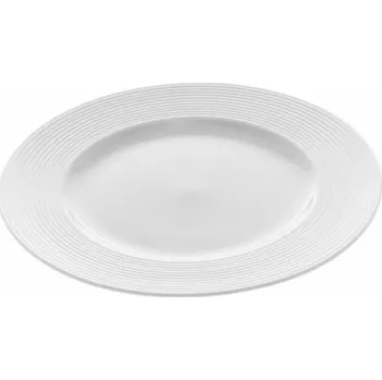 Talíř Porcelánový servírovací talíř, Ø20 cm, bílý