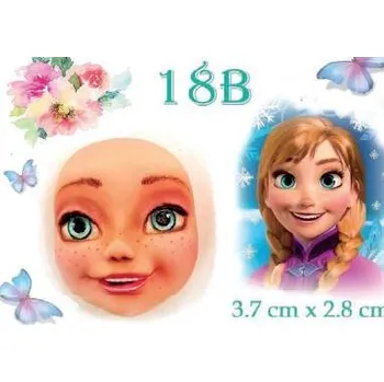 Forma na pečení Silikonová forma obličej Anna Frozen Galias Moulds