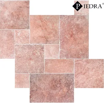 Dlažba Travertin RED obklad / dlažba set 1,2 cm