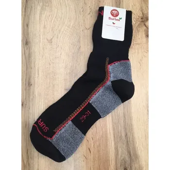 Pánské ponožky Surtex zimní ponožky Merino 90% černá modrá šedá Velikost: 46-48