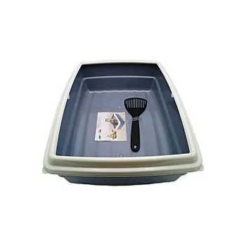 Toaleta pro kočku Record WC pro kočky Jumbo 54 x 40 x 14 cm šedé