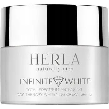 Pleťový krém Rozjasňující pleťový krém Herla Infinite White 15 SPF denní krém 50 ml