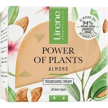 Pleťový krém Lirene Power of Plants Mandle vyživující pleťový krém 50 ml