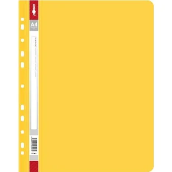 Žlutý rychlovazač A4 s europerforací