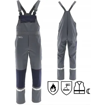 Pracovní obuv PRACOVNÍ kalhoty s laclem pro svářeče, nehořlavé, BOZP, velikost 48