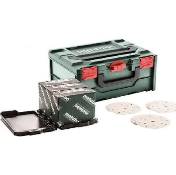 Brusný papír Metabo Příslušenství - Sada 150 brusných papírů a boxu 626755000