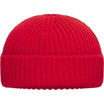 Pracovní přilba Myrtle Beach Čepice Fisherman MB 7408, pletená COT03740800499-red Červená UNI