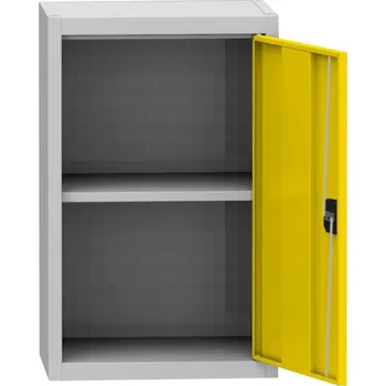 Šatní skříň KOVOS Skříň s plnými dveřmi Kovos SPS 05CL, Lamino dveří: dezén bříza