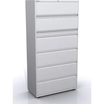 Kartotéka BISLEY Skříň se sklopnými dveřmi a zásuvkami SYC10/2/4, Vyberte barvu / kombinaci: Golden Sunflower Yellow (cd1), strukturovaný lak